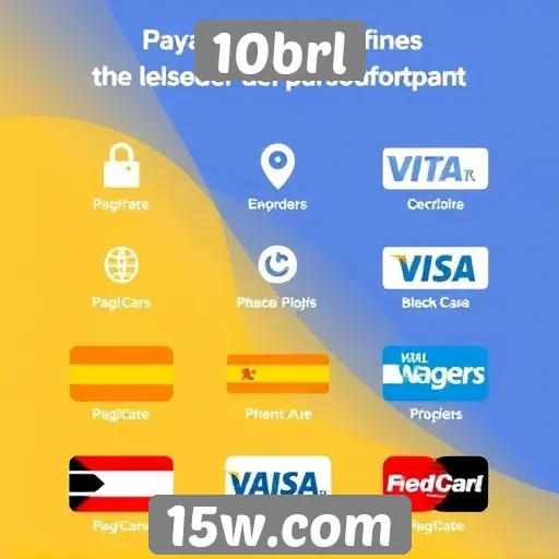 Exploração dos métodos de pagamento no site 10brl